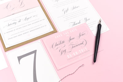 Save the Date - Erin - Delicate and regal