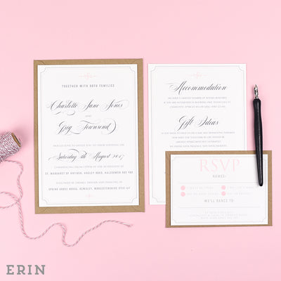 Samples - Wedding Invitations & Save the Dates