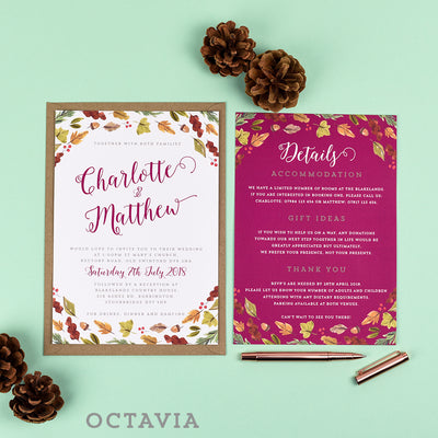 Samples - Wedding Invitations & Save the Dates