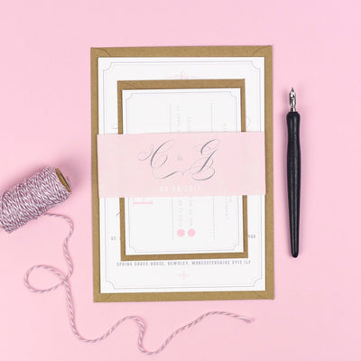 Erin Delicate Frame Wedding Invitations