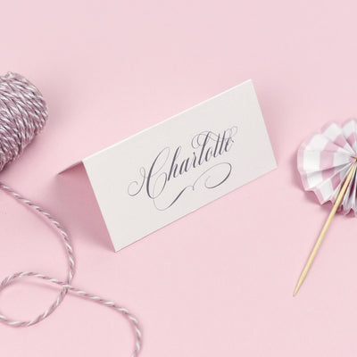 Place Card - Erin - Delicate Frame