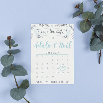 Save the Date - Willow Rustic Wreath