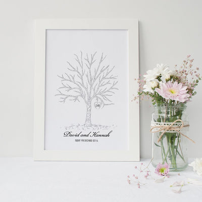 Wedding Finger Print A3 - Guest Book