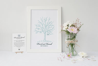 Wedding Finger Print A3 - Guest Book