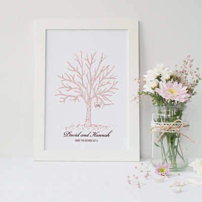 Wedding Finger Print A4 - Guest Book