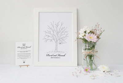 Wedding Finger Print A4 - Guest Book