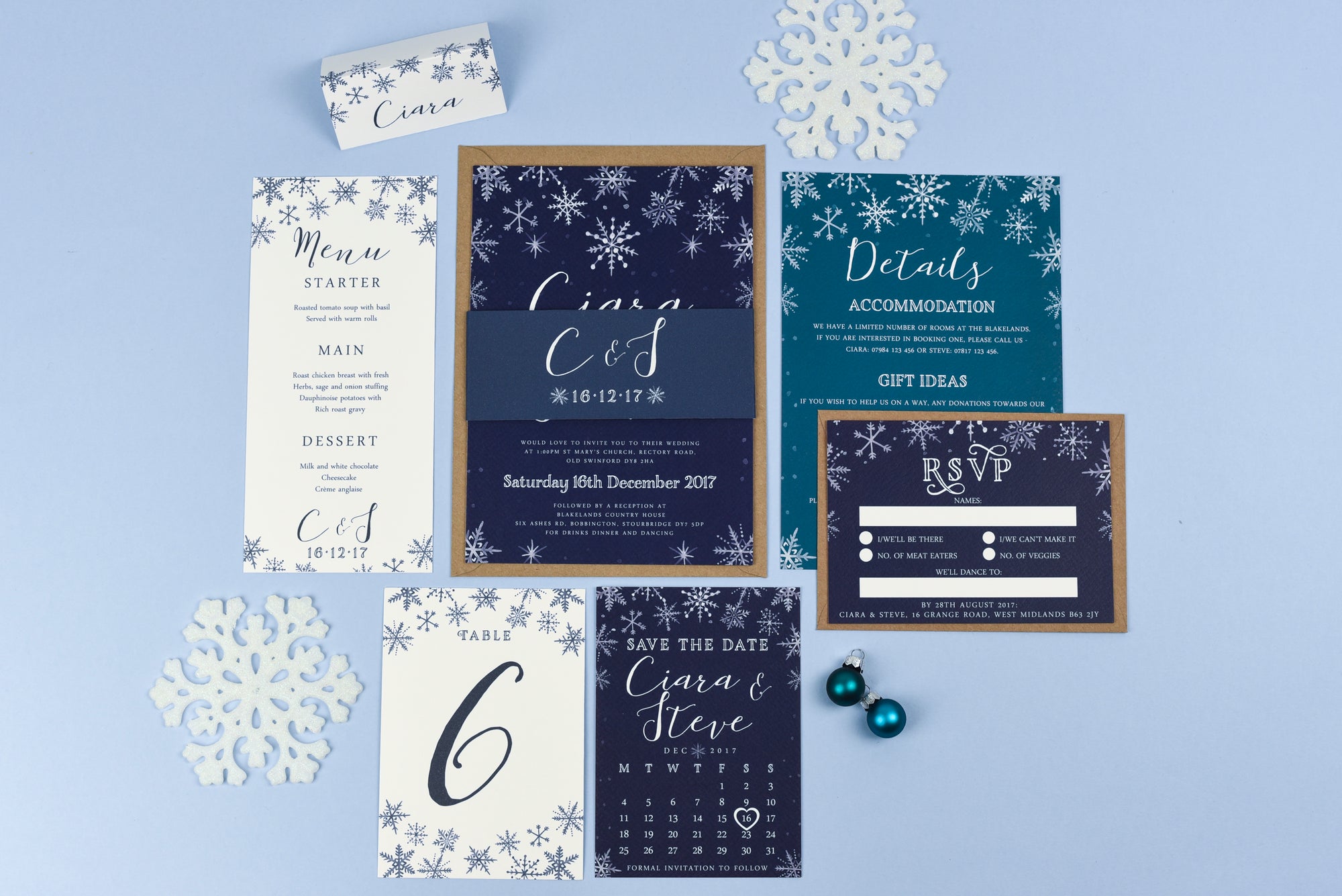 Eve - Christmas Winter Wedding Collection