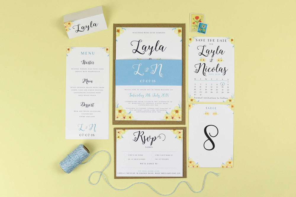 Layla - Spring Florals Wedding Collection