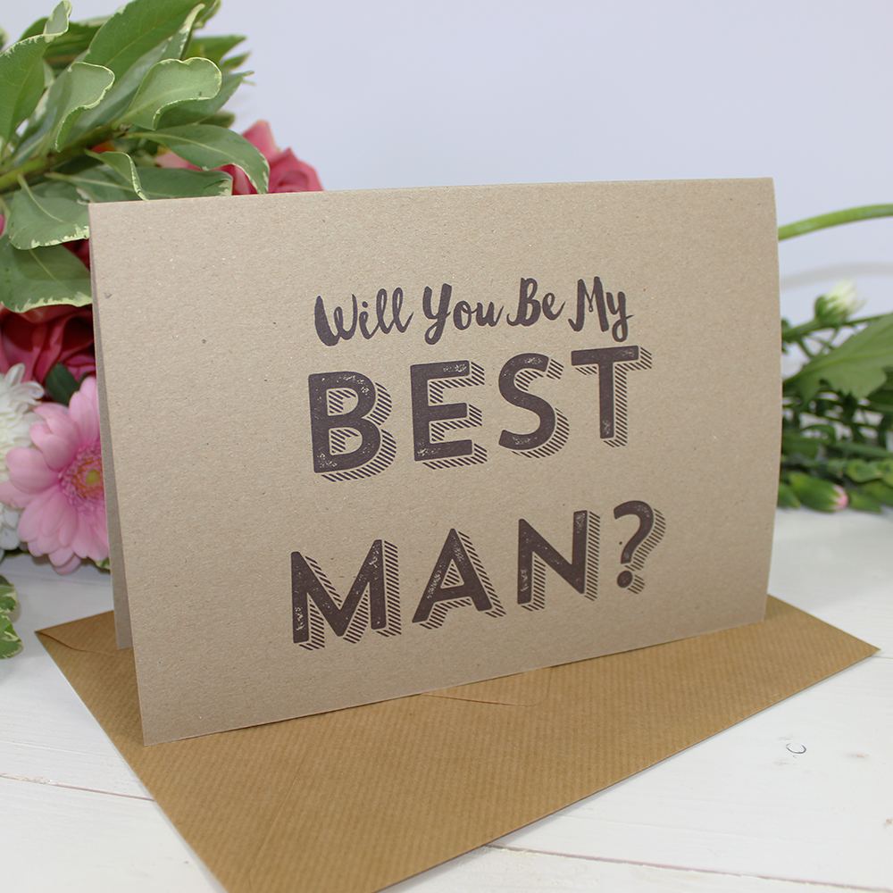 Will you be my Best Man / Usher / Page Boy? Card