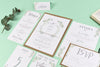 Aisling Eucalyptus Leaves Wedding Invitations