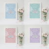 Christening Day Print - Children's Keepsake Art - 4x Colours