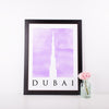 Travel Poster - DUBAI - Watercolour Prints