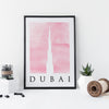 Travel Poster - DUBAI - Watercolour Prints