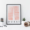 Travel Poster - DUBAI - Watercolour Prints