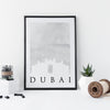 Travel Poster - DUBAI - Watercolour Prints