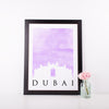 Travel Poster - DUBAI - Watercolour Prints