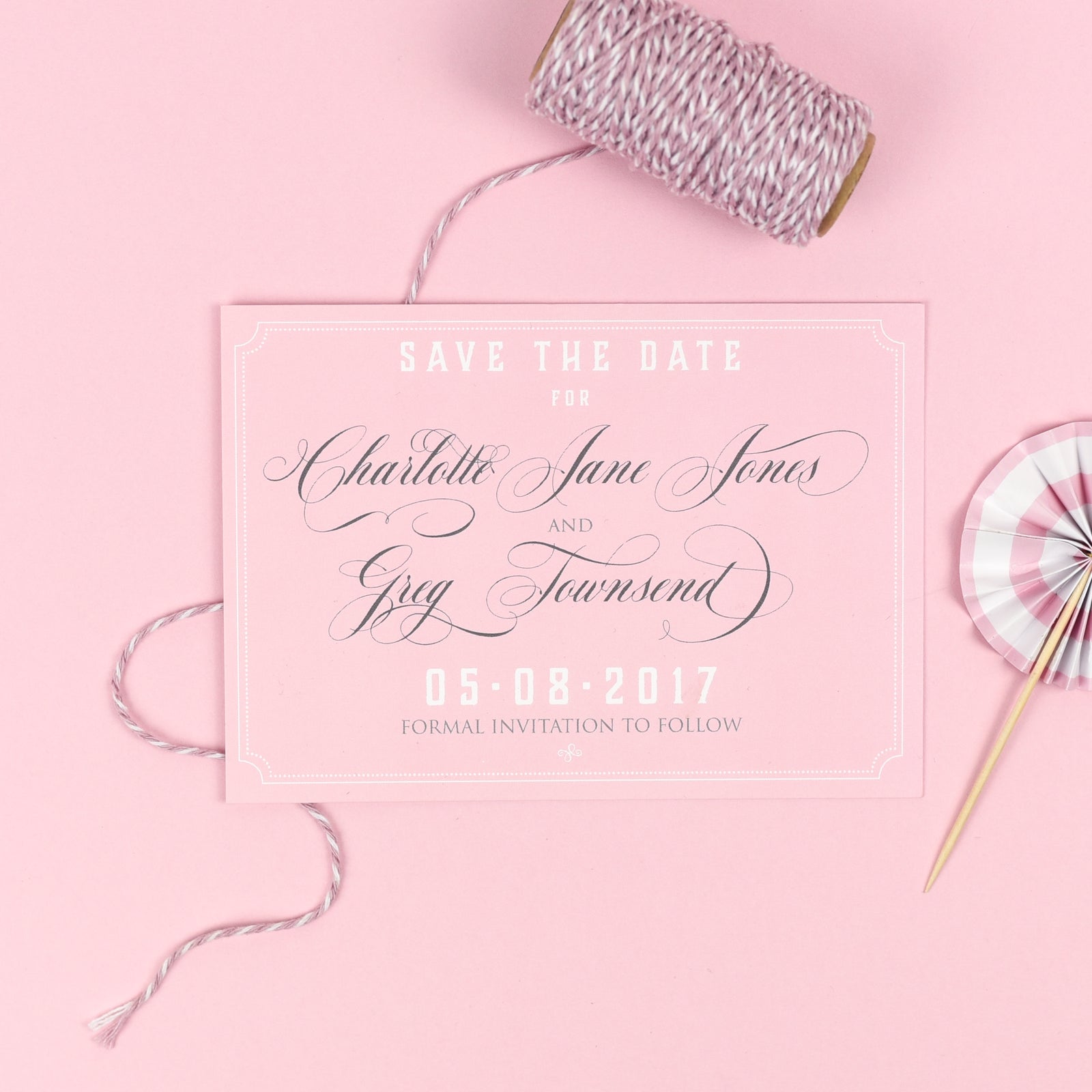 Save the Date - Erin - Delicate and regal 