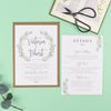 Foil Aisling Eucalyptus Botanical Wedding Invitations