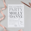 Engagement Invitations - Modern Drink Stains