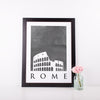 Travel Poster - Rome - Watercolour Colosseum Print