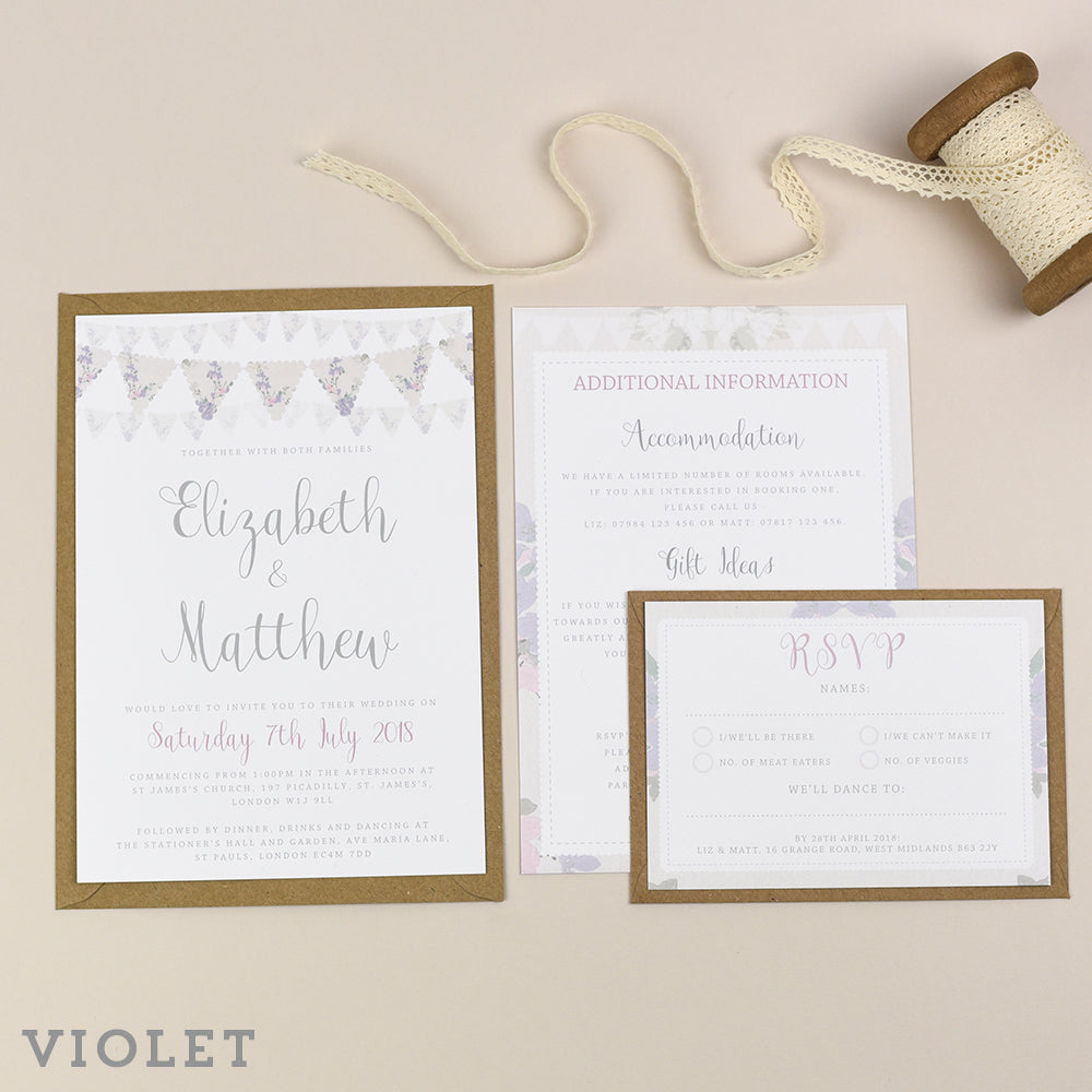 Samples - Wedding Invitations & Save the Dates