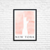 Bundle Collection of 3 Travel Posters Watercolour Blush Prints