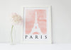 Bundle Collection of 3 Travel Posters Watercolour Blush Prints