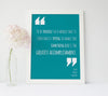 Inspirational Poster “To be yourself in a world...greatest accomplishment” Ralph Waldo Emerson