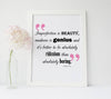 Inspirational Quote Poster - Marilyn Monroe