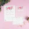 Blossom Watercolour Flowers Wedding Invitations