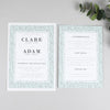 Clare Vine Pattern Wedding Invitations