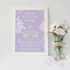 Christening Day Print - Children's Keepsake Art - 4x Colours