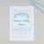 Personalised Clouds and Bunting Christening or Baptism Invitation - Blue 