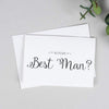 Will you be my Best Man? Card Rustic