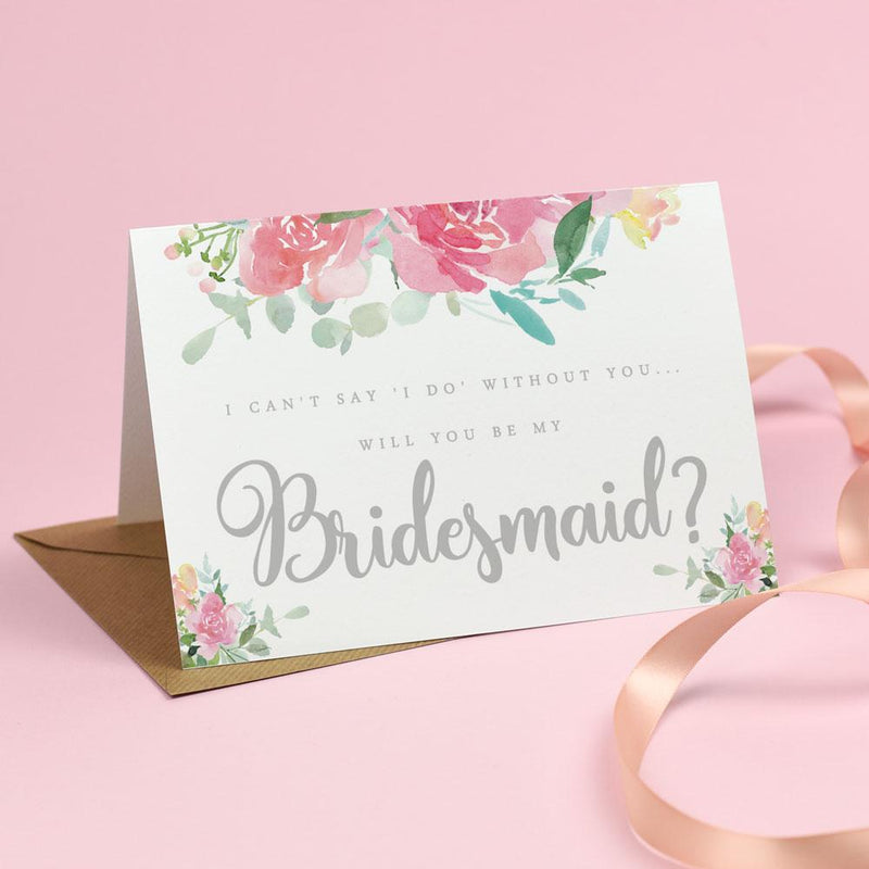Will you be my Bridesmaid? Card - Blossom Florals 