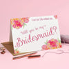 Will you be my Bridesmaid? Card 'Christine'