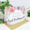 Will you be my Chief Bridesmaid? Card Watercolour 'Selena'