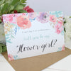 Will you be my Flower Girl? Card Watercolour 'Selena'