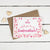 Will you be my Godfather or Godmother Card? Pink Stars 