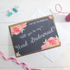 Will you be my Head Bridesmaid? Card 'Christine' Chalkboard