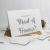 Will you be my Maid of Honour? Card
