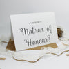 Will you be my Matron of Honour? Card