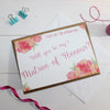 Will you be my Matron of Honour? Card 'Christine'