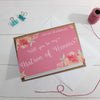 Will you be my Matron of Honour? Card 'Christine' Pink