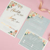 Foil Charlotte Pretty Floral Wedding Invitations