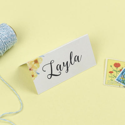 Place Card - Layla - Spring Flowers