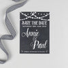 Save the Date - Lizzie Chalkboard Fairy Lights