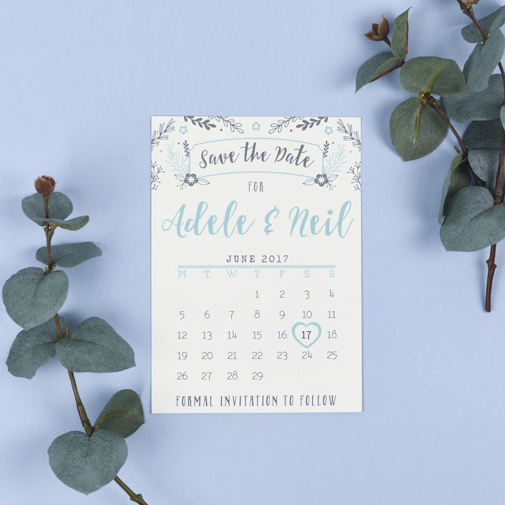 Save the Date - Willow Rustic Wreath 