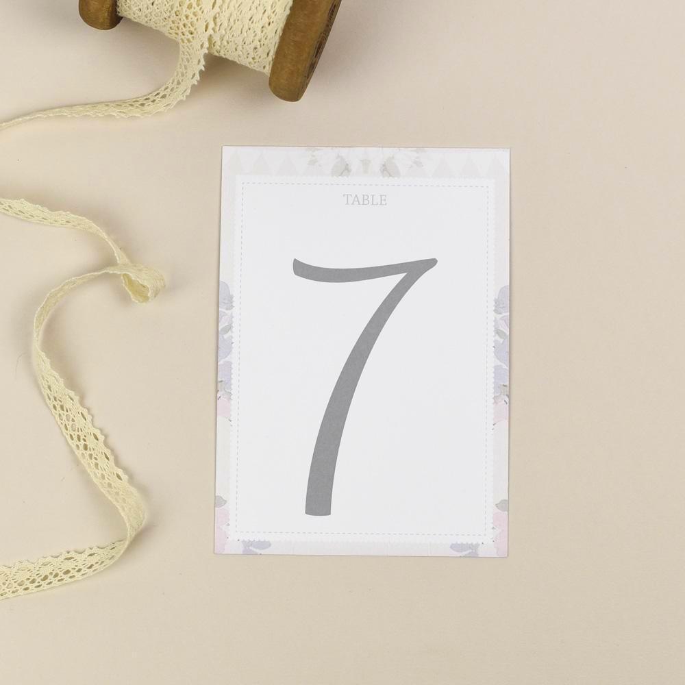 Table Names or Numbers - Violet - Vintage Bunting 