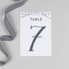 Table Number - Lizzie - Chalkboard Fairy Lights
